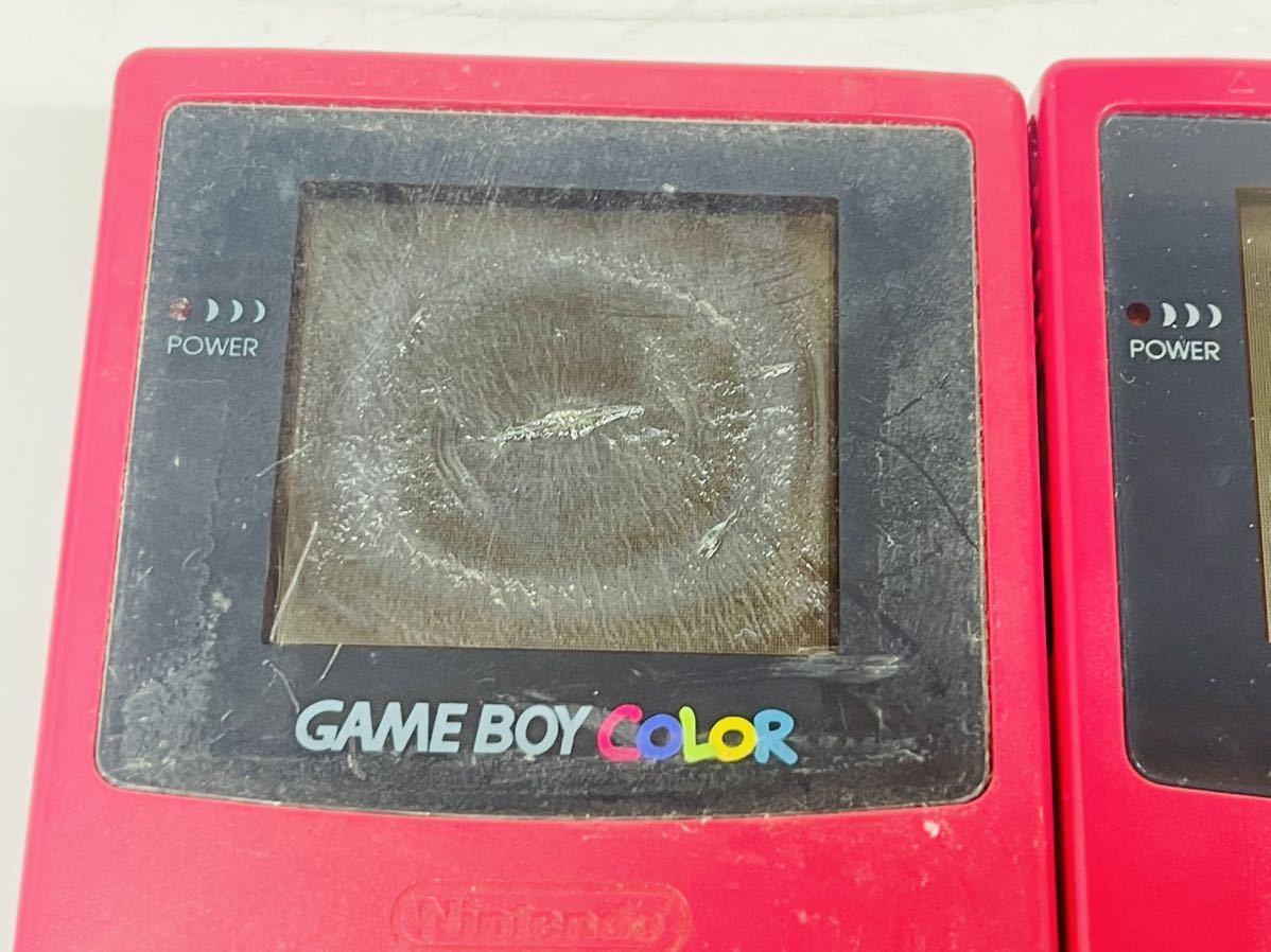ゲームボーイ ゲームボーイポケット＆カラー 本体2台 ★Nintendo ゲームボーイカラー2台 ゲームボーイポケット1台 ジャンク品まとめ 管理番号02012