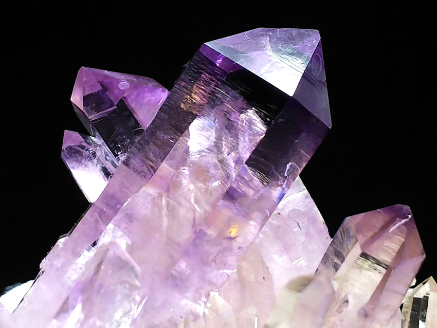 ベラクルスアメジスト クラスター 紫水晶 結晶 原石 標本 約130ct