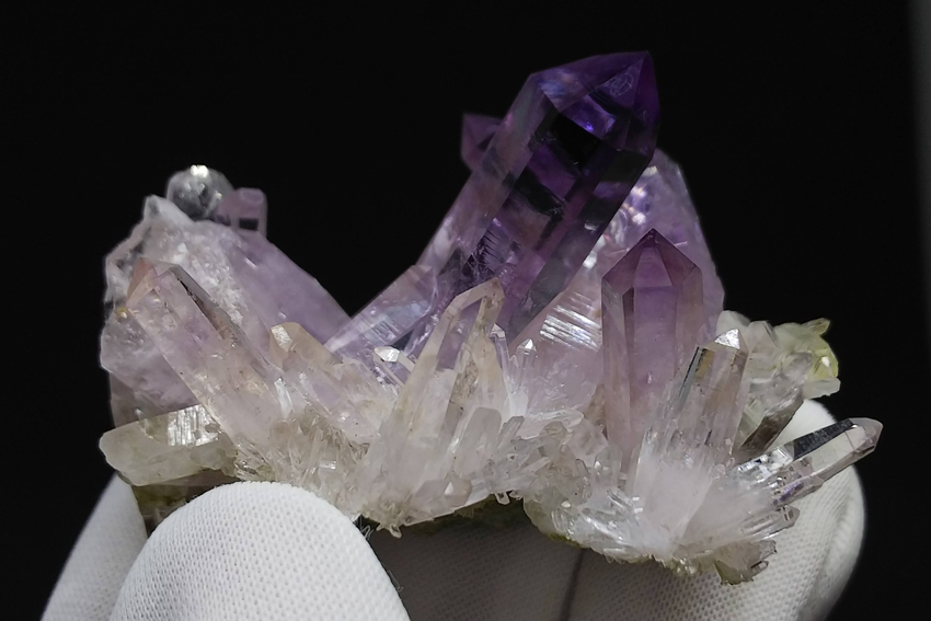 ベラクルスアメジスト クラスター 紫水晶 結晶 原石 標本 約130ct
