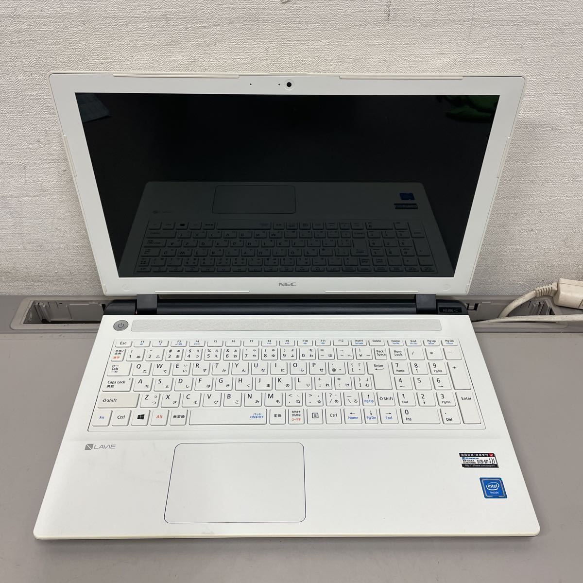 ス58 NEC LaVie NS100/C PC-NS100C1W-P2 Celeron 3215U 4GB LAVIE Note