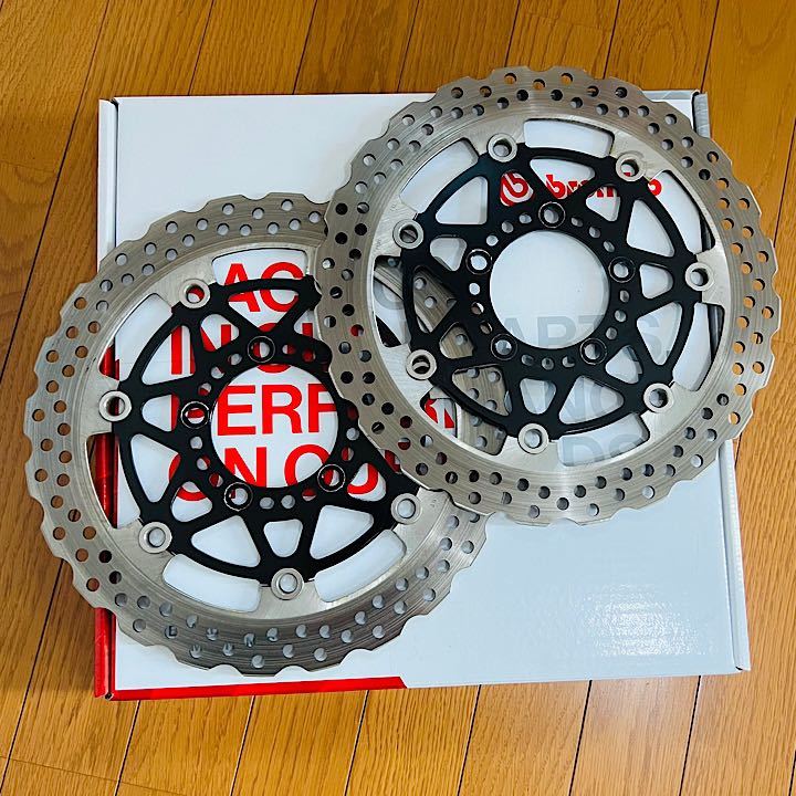 ZRX1200 ダエグ フロントブレーキディスク 左右 4.5mm厚 「送料表