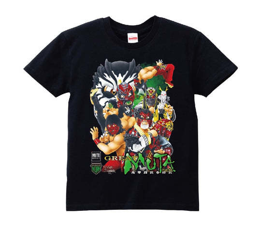 グレートムタ 引退記念 イラストTシャツ L 武藤 NOAH ノア 新日本プロレス 新日 ムタ MUTA 武藤敬司 内藤哲也 闘魂三銃士 東京ドーム