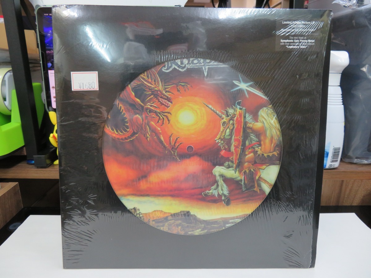 A★｜美盤【 VINYL (Picture Disc) / LIMITED 1000 COPIES / 未使用ポスター付】RHAPSODY OF FIRE（ラプソディー）「LEGENDARY～」パワー