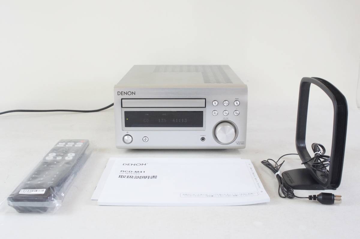 DENON Bluetooth機能搭載 RCD-M41 CDレシーバー 2018年製