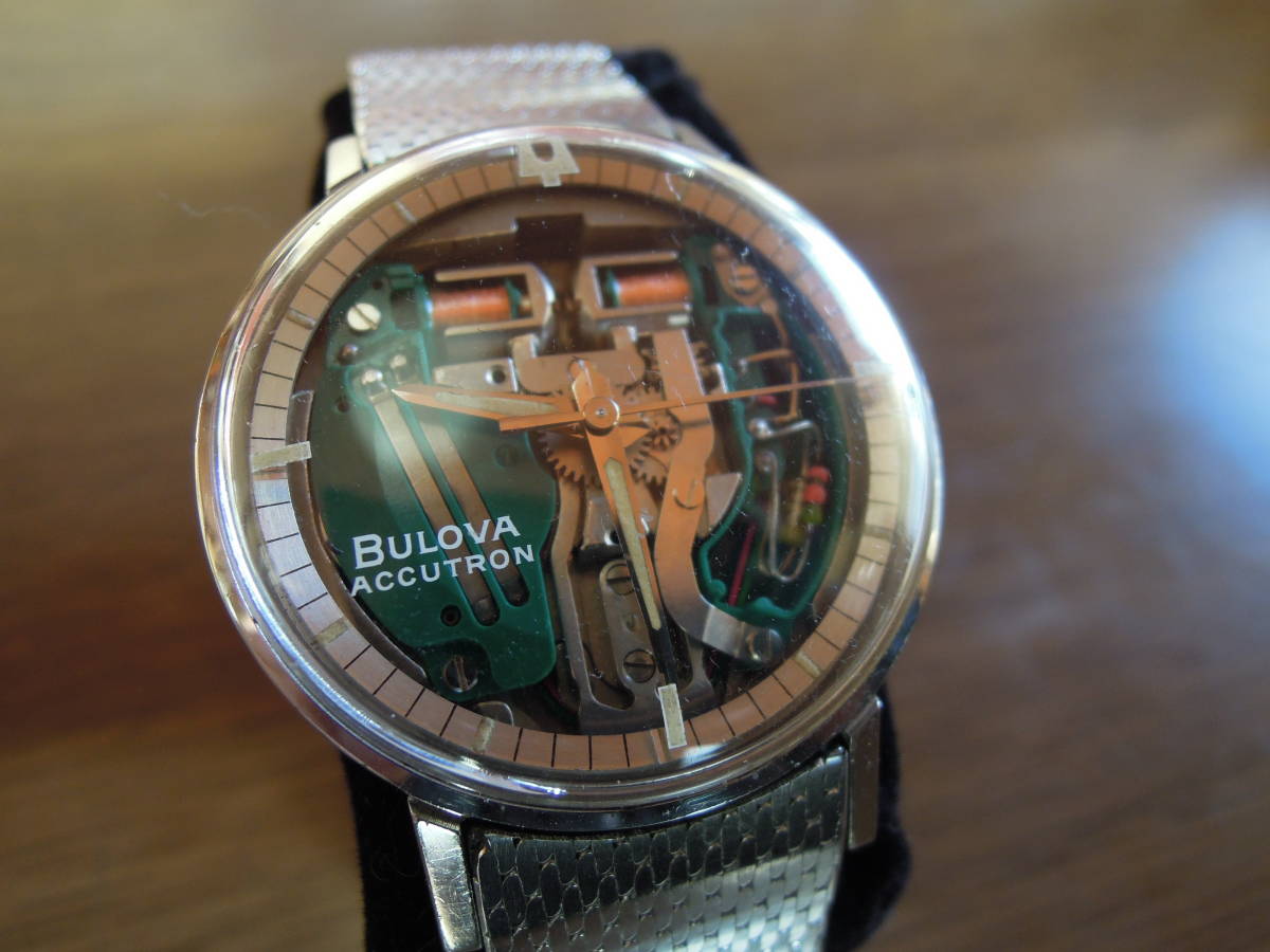 ◇動作良好 BULOVA ブローバ アキュトロン 腕時計 音叉時計 3針 M4 