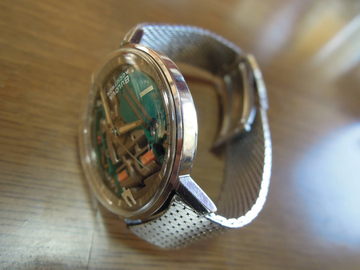 ◇動作良好 BULOVA ブローバ アキュトロン 腕時計 音叉時計 3針 M4 