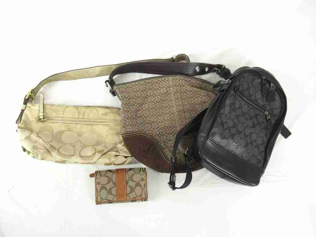 1円 コーチ ショルダーバッグ ボディバッグ 財布 セット BV075