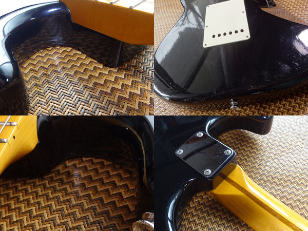 EDWARDS E-SE-100M/LT Lacquer Seymour Duncan Vシェイプ ストラト