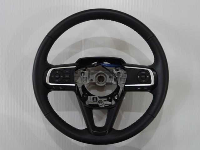 ダイハツ タントカスタム LA650S ステアリング ハンドル 本革 レザー ステアリングスイッチ LA660S 1