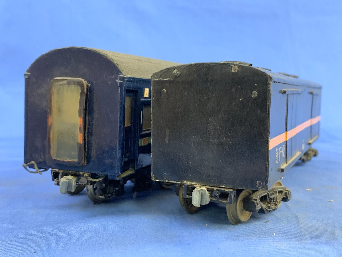Y【ジャンク品】鉄道模型 客車 改造あり 部品取り 欠品あり S 8-56□Oゲージ シャンク品 部品取り パーツ取り 客車 貨車 鉄道模型 同