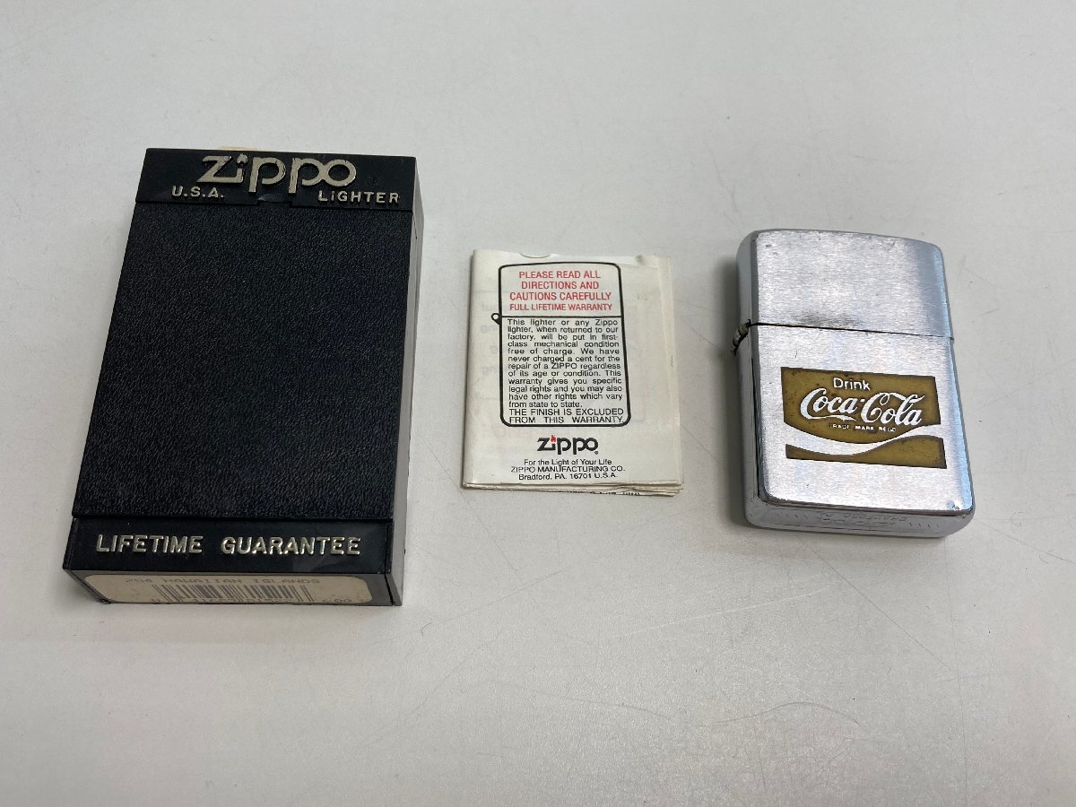 ☆32-3465】□中古□ZIppo コカコーラ ヴィンテージ（1176）