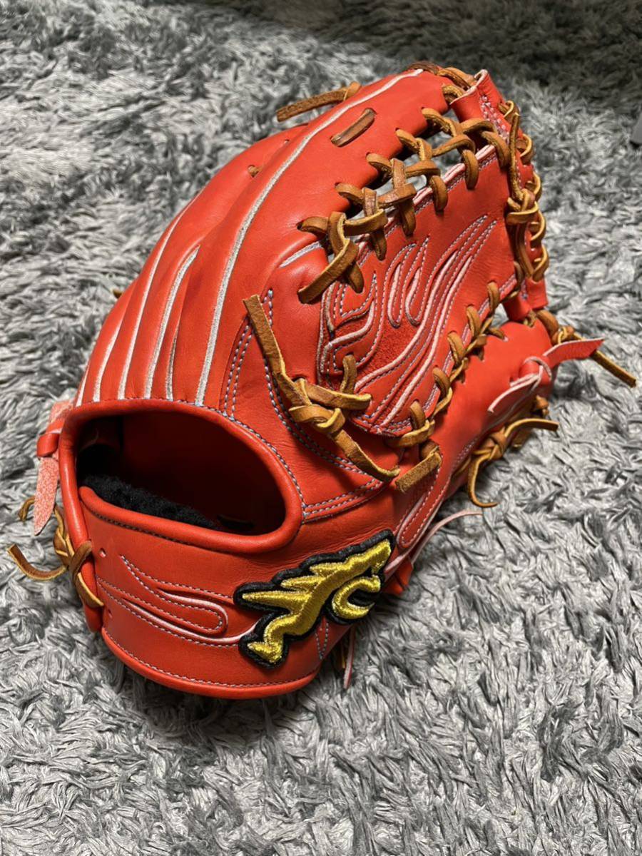 RYU 硬式 外野手用 グローブ RYU GLOVE STUDIO キャメル 硬式外野手用701が