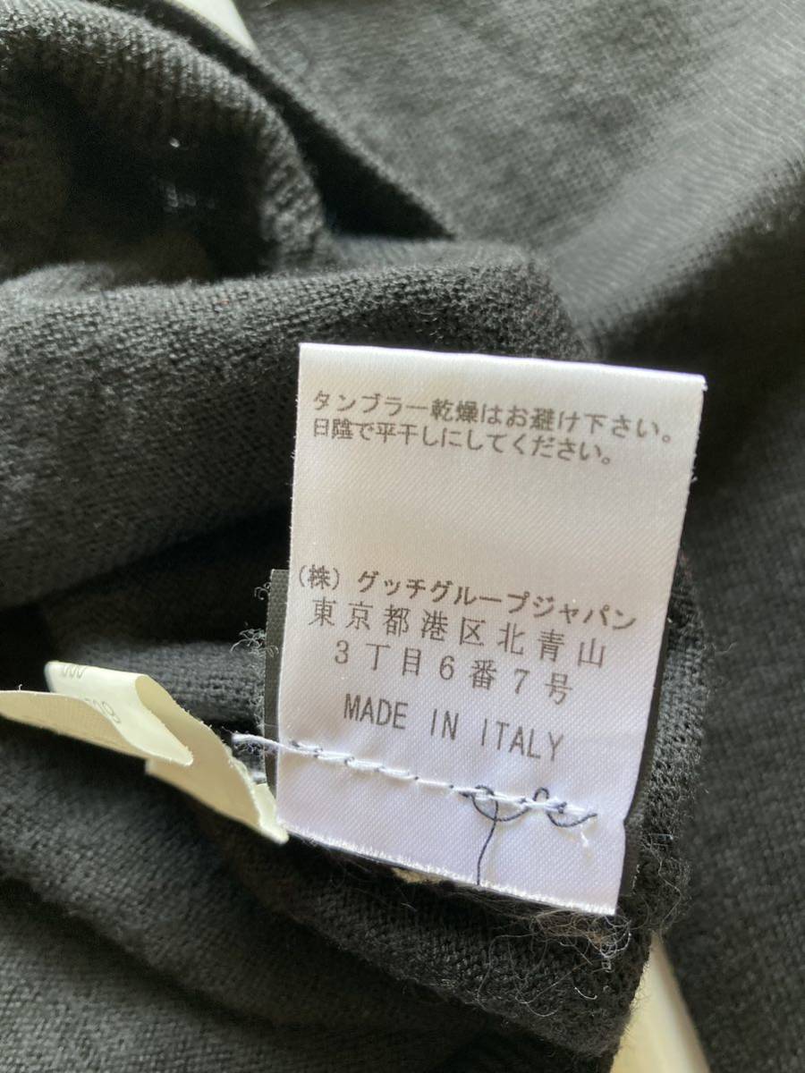 最高峰】GUCCI グッチ シェリーライン ウールジップセーター ニット L