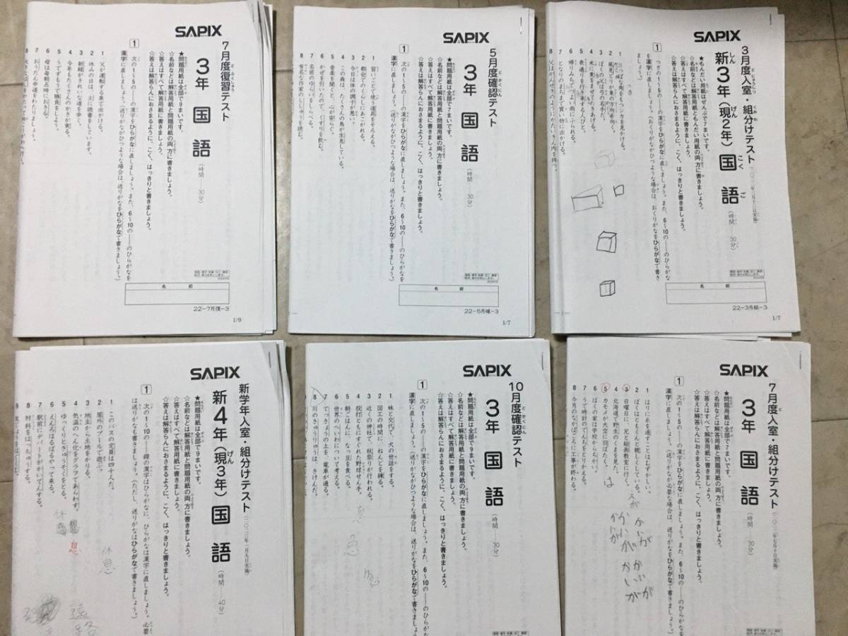 SAPIX 小学2年 デイリーサピックス 7月度復習テスト セット SAPIX 小学2年 デイリーサピックス 7月度復習テスト セット ㉔H SAPIX