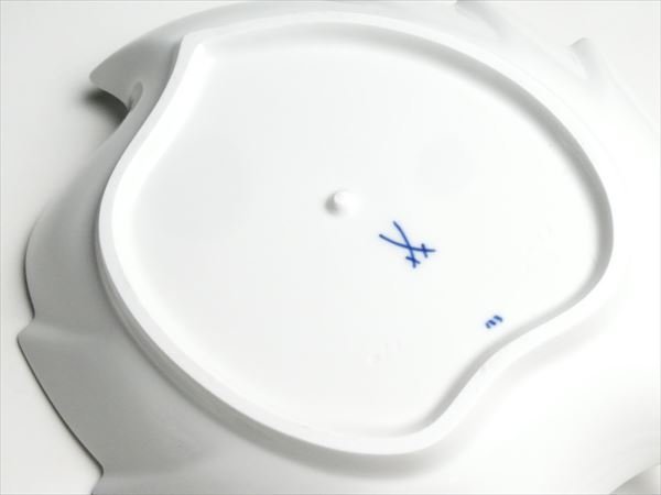 k61 Meissen マイセン ブルーオニオン リーフ ディッシュ プレート