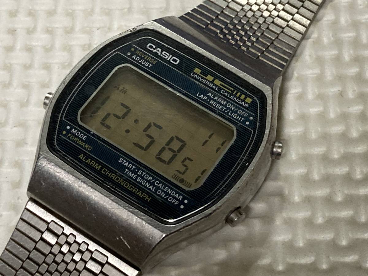 新品電池/稼働　カシオ　ユニバーサルカレンダー 79CS-51　ヴィンテージ CASIO ユニバーサル カレンダー アラームクロノグラフ 79CS-51