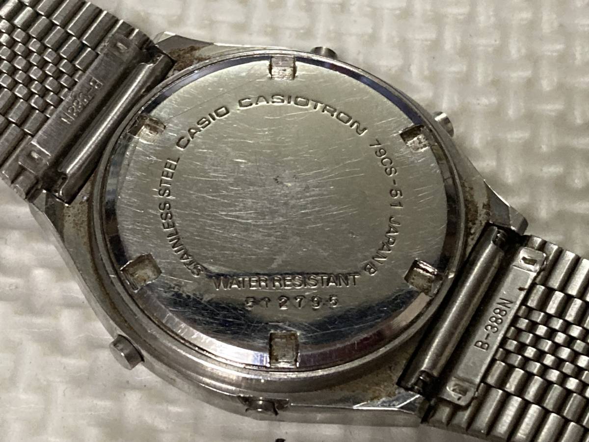 CASIO ユニバーサル カレンダー アラームクロノグラフ 79CS-51 
