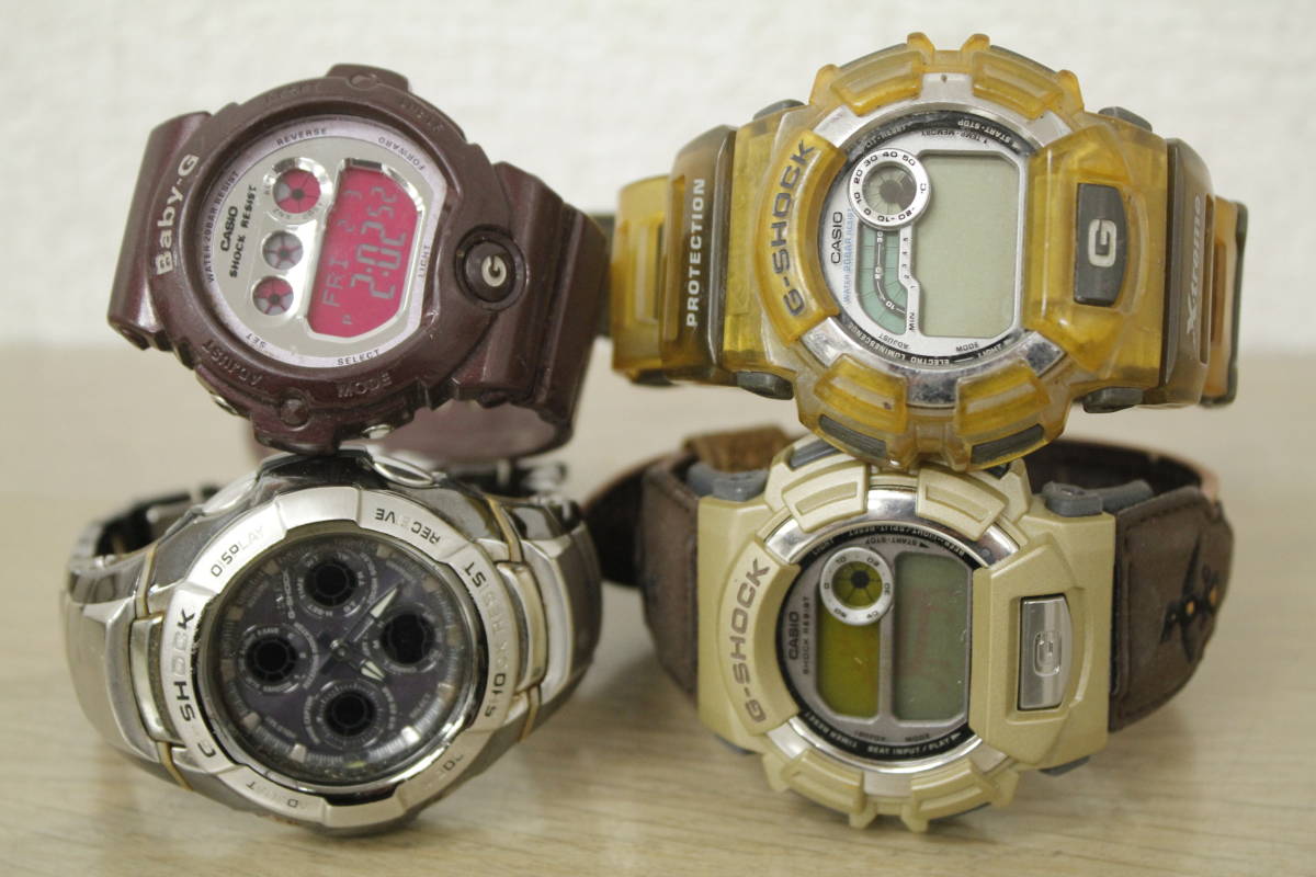 カシオ、時計大量、動作未確認品 1000円～売り切り!! 動作未確認 ジャンク CASIO カシオ G-SHOCK等