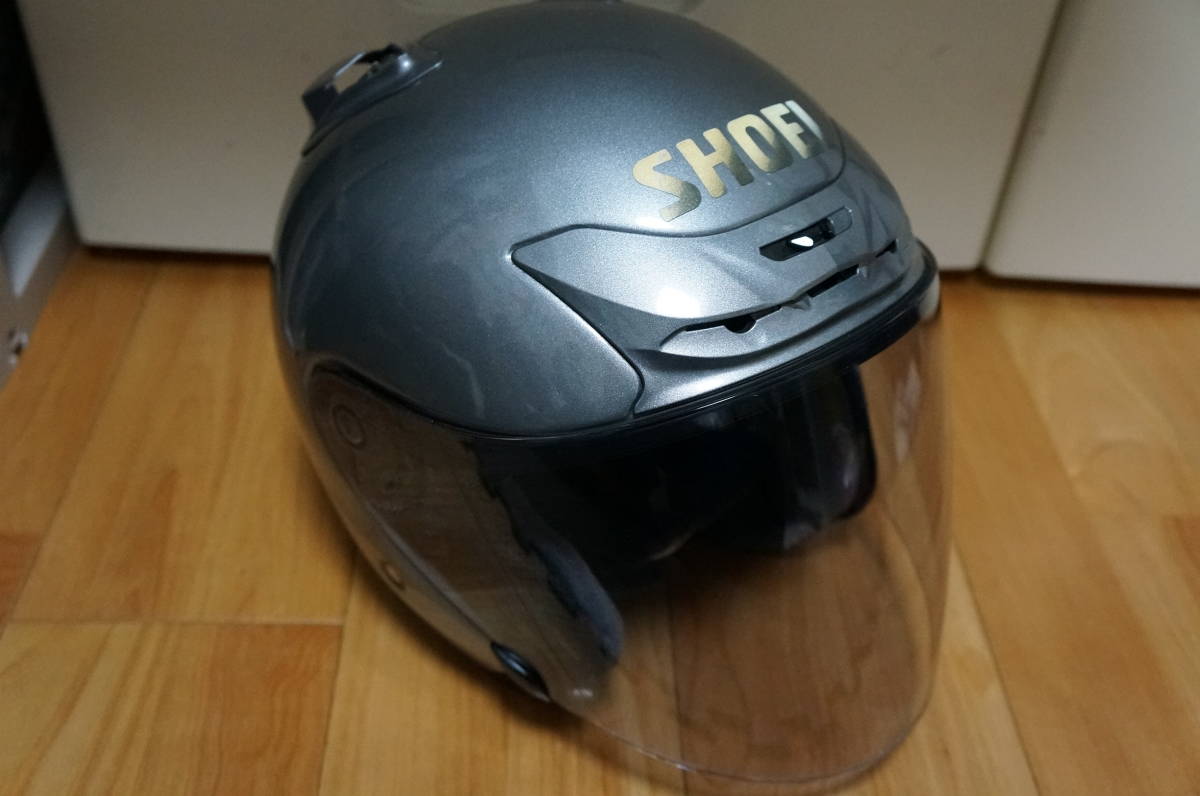 SHOEI 廃版 SHOEI J-FORCEⅡ 美品 ディープシルバー ショーエイ J