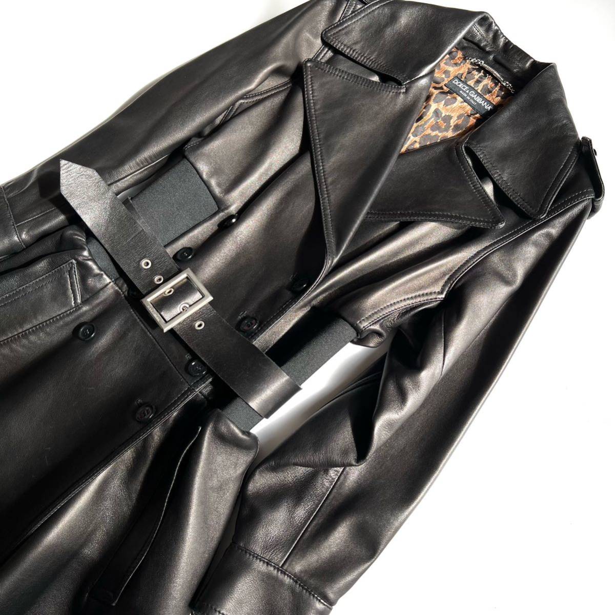 DOLCE&GABBANA ドルチェアンドガッバーナ サイズ38 ラムスキン レザー 