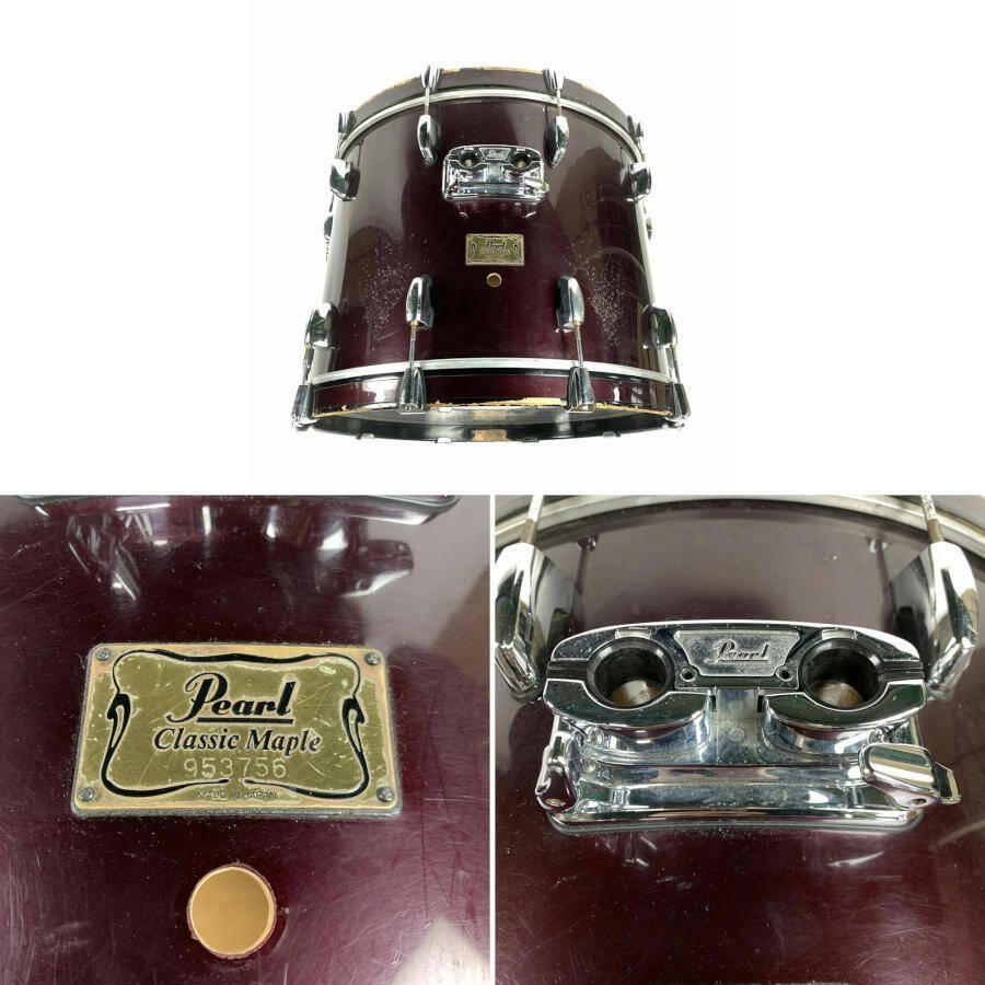PEARL CLASSIC MAPLE パール ドラムセット [セット内容]バスドラ 22in 