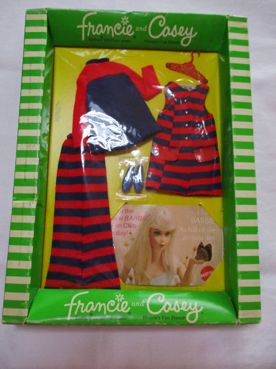 バービー・アウトフィット・Francie and Casey/STRIPED TYPES ＃1243