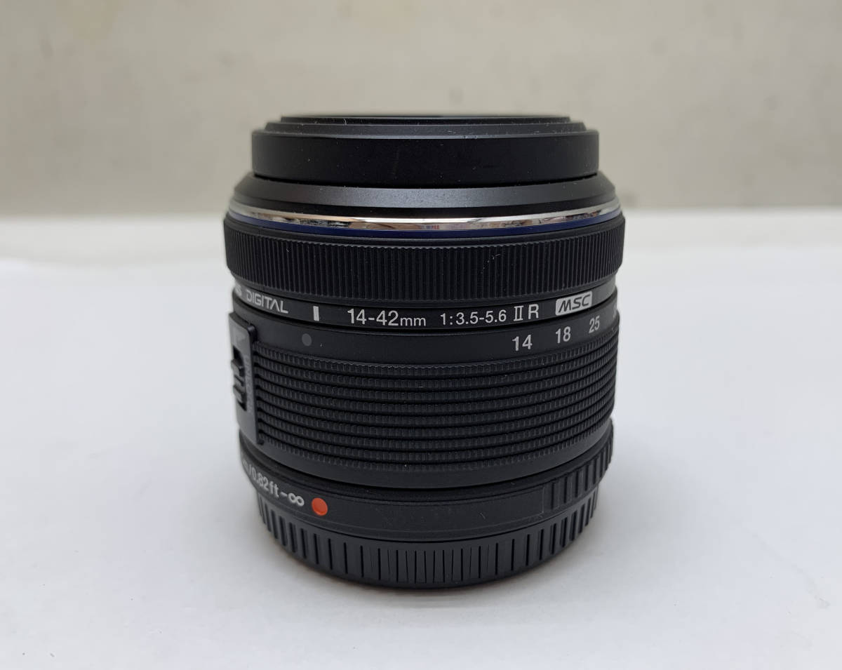 OLYMPUS M.ZUIKO DIGITAL 14-42mm F3.5-5.6ⅡR MSC オリンパス マイクロフォーサーズ レンズ 中古 良好