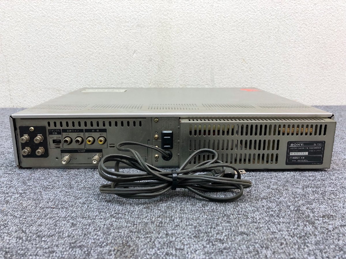② SONY ソニー Betamax ベータマックス β ビデオカセットデッキ SL