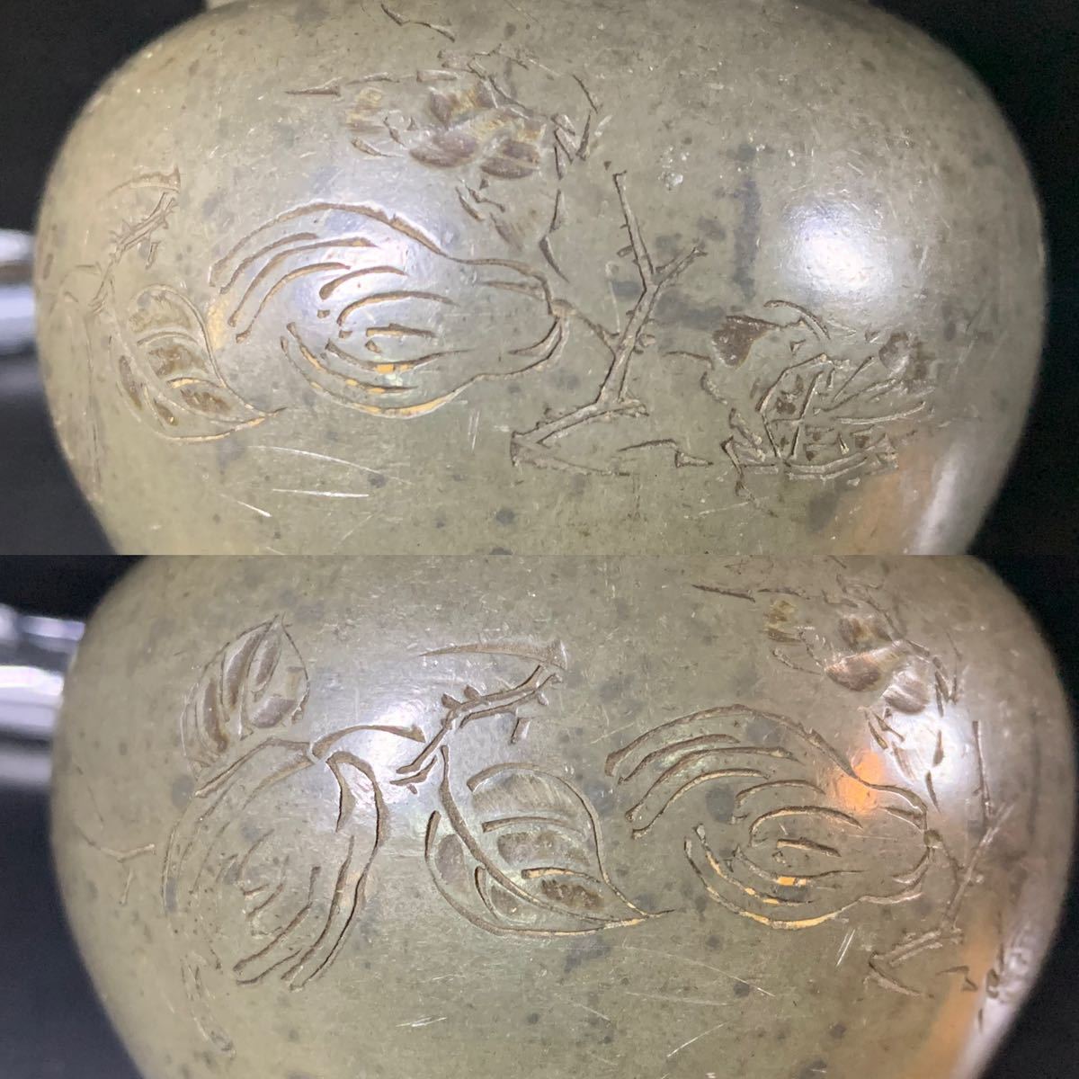 唐物 永好 古錫茶壷 茶入 約184g 古玩 骨董 煎茶道具 （C66H）(錫製