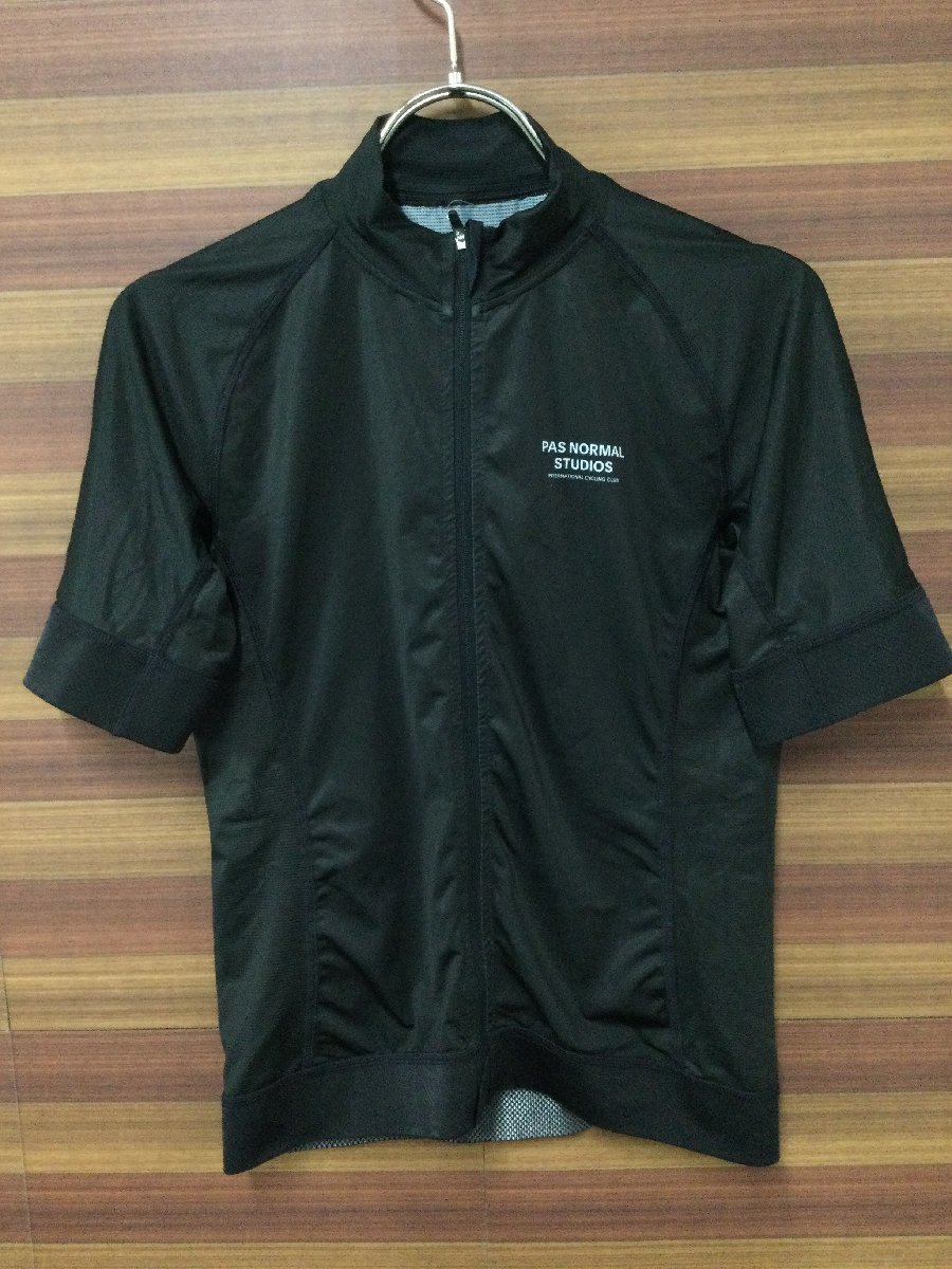GN481 パスノーマルスタジオ PAS NORMAL STUDIOS 半袖サイクルジャージ 黒 M スレあり