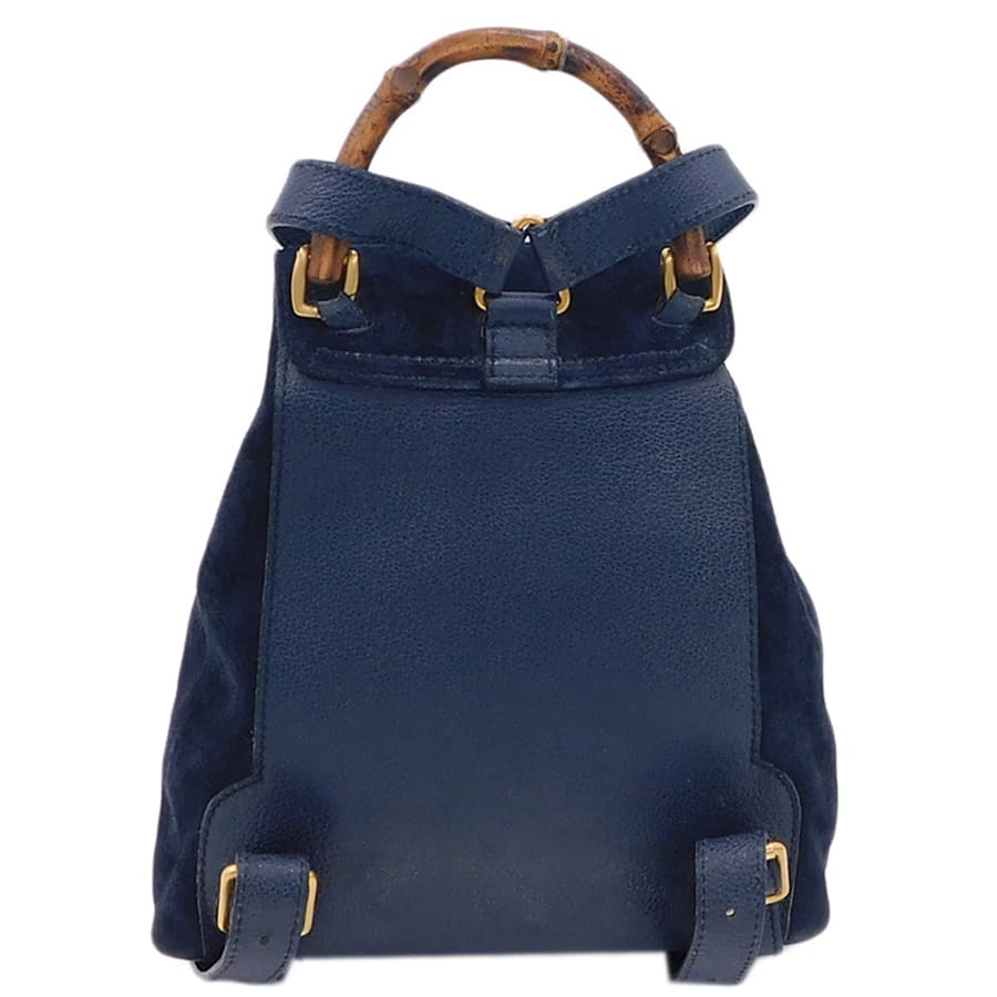 1円 □ 美品 グッチ リュック バンブー 003・3444・0030 スウェード