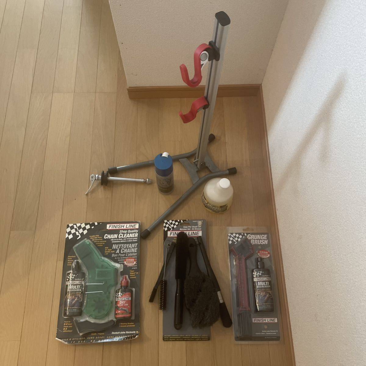 ミノウラ　スタンドなど　洗車セット　ロードバイク　クロスバイク　マウンテンバイク