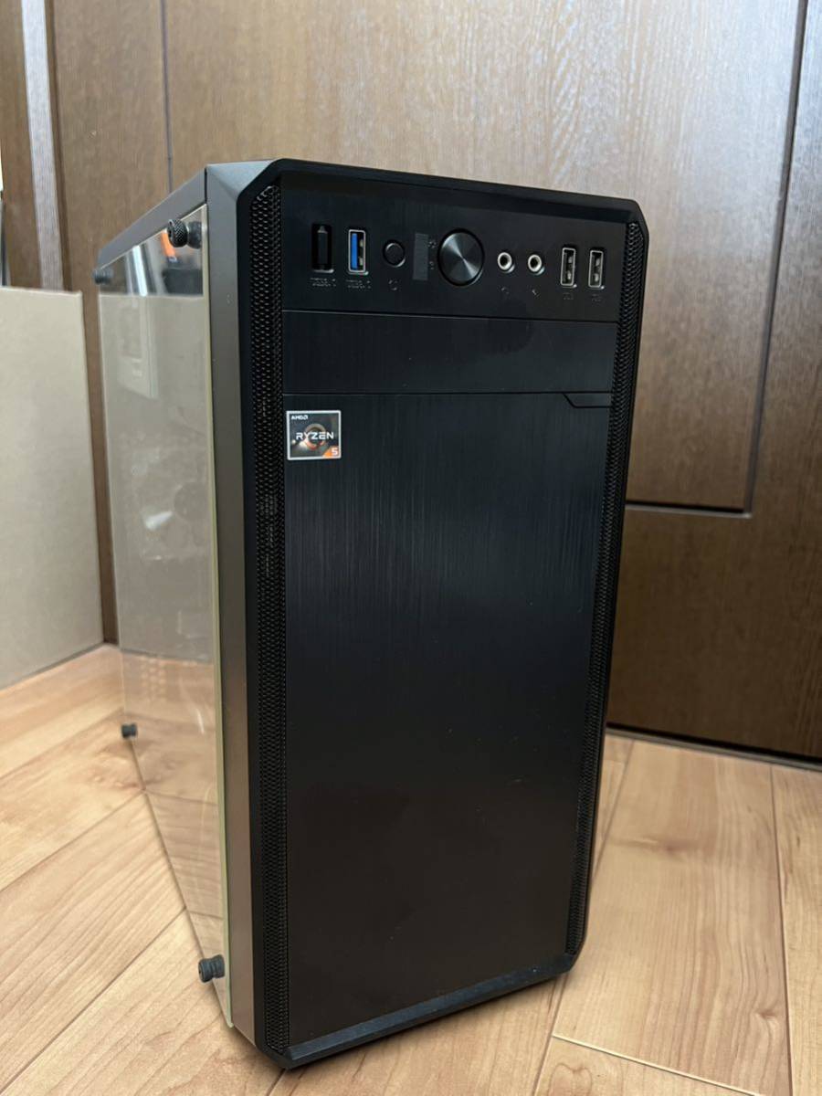 ゲーミングPC Ryzen5 1600 GTX1060 MicroATX 0 GTX 1 G-StormR タワー