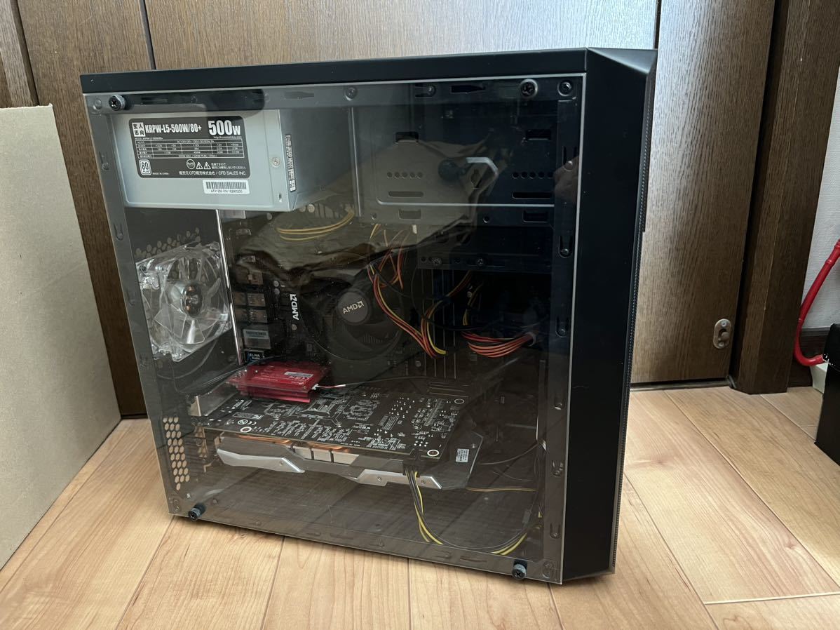 ゲーミングPC Ryzen5 1600 GTX1060 MicroATX 0 GTX 1 G-StormR タワー