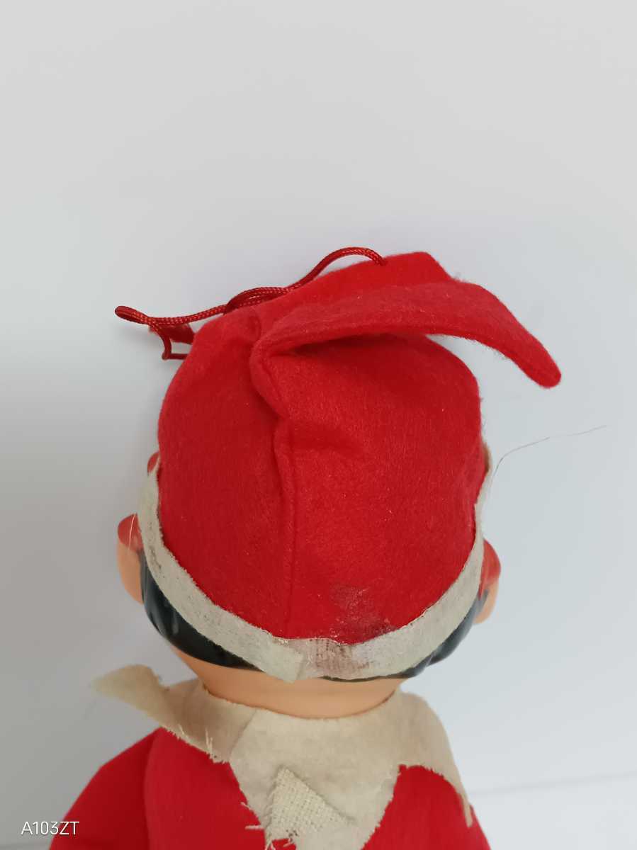 約33cm 不二家 ペコちゃん ソフビ サンタクロース/昭和レトロ