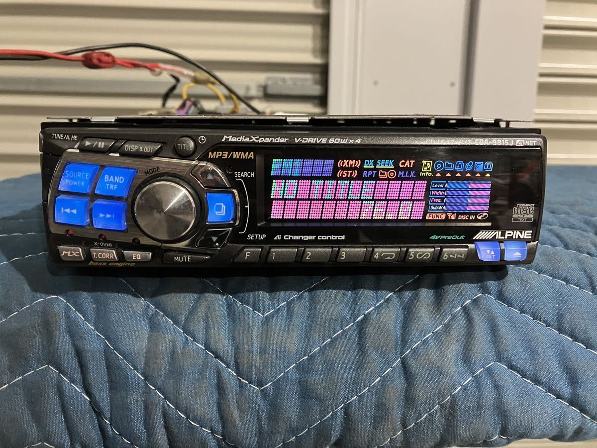 爆買い，人気セール】 ☆動作確認済み☆ ALPINE CDA-9815J CD