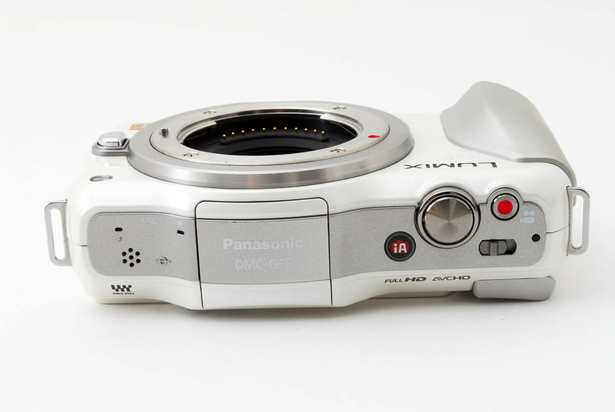 1418 パナソニック Panasonic GF5 ホワイト ボディ 元箱 [美品