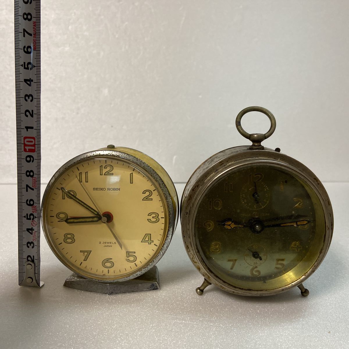 ヒビノの時計　昭和レトロ　ジャンク品 ヒビノの時計 昭和レトロ ジャンク品 定番，100%新品 F-1485 手巻き