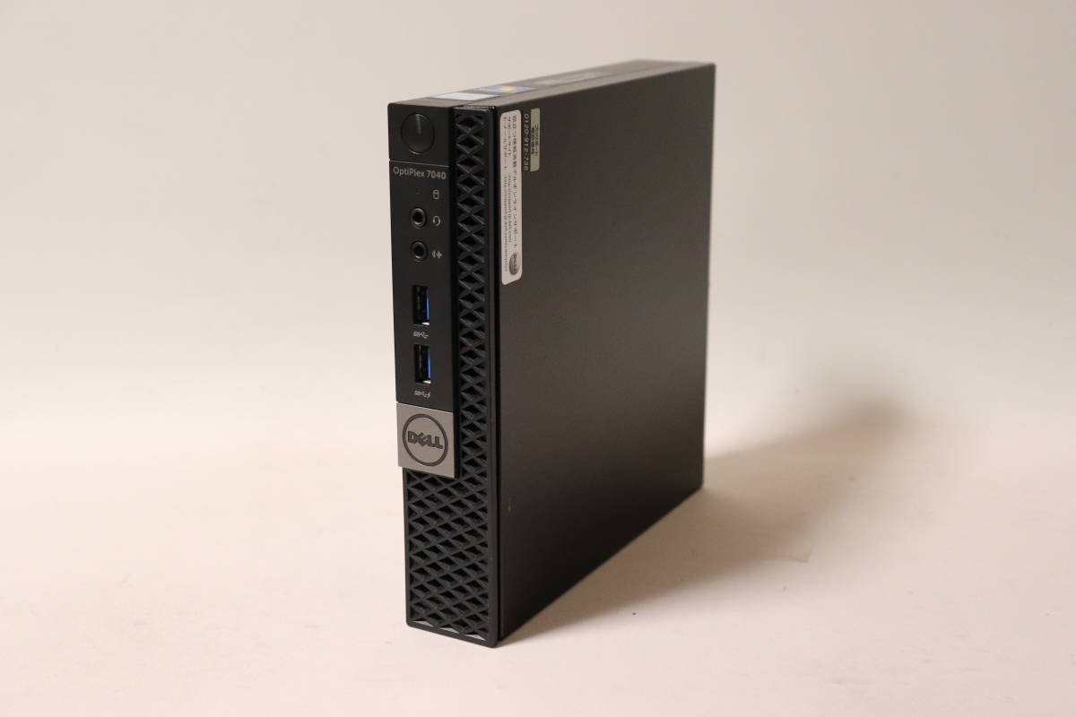 M879. DELL ⁄ OptiPlex 7040 Micro ⁄ Core i7-6700T ⁄ 8GBメモリ ⁄ SSD