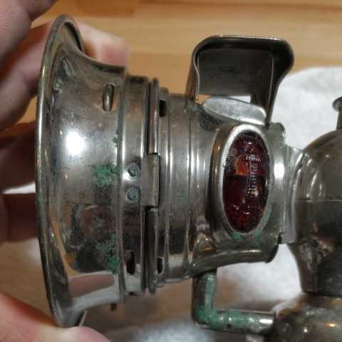 古道具戦前カーバイトランプアセチレンランプ MILLER REGALITE カー