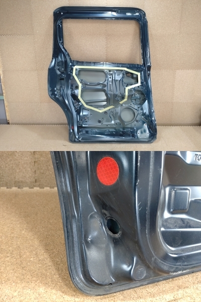 ノア ヴォクシー エスクァイア ZRR80 80系 リア左スライドドア ブラキッシュアゲハガラスフレーク 221 ※個人宅不可※【R5-499G-KB】