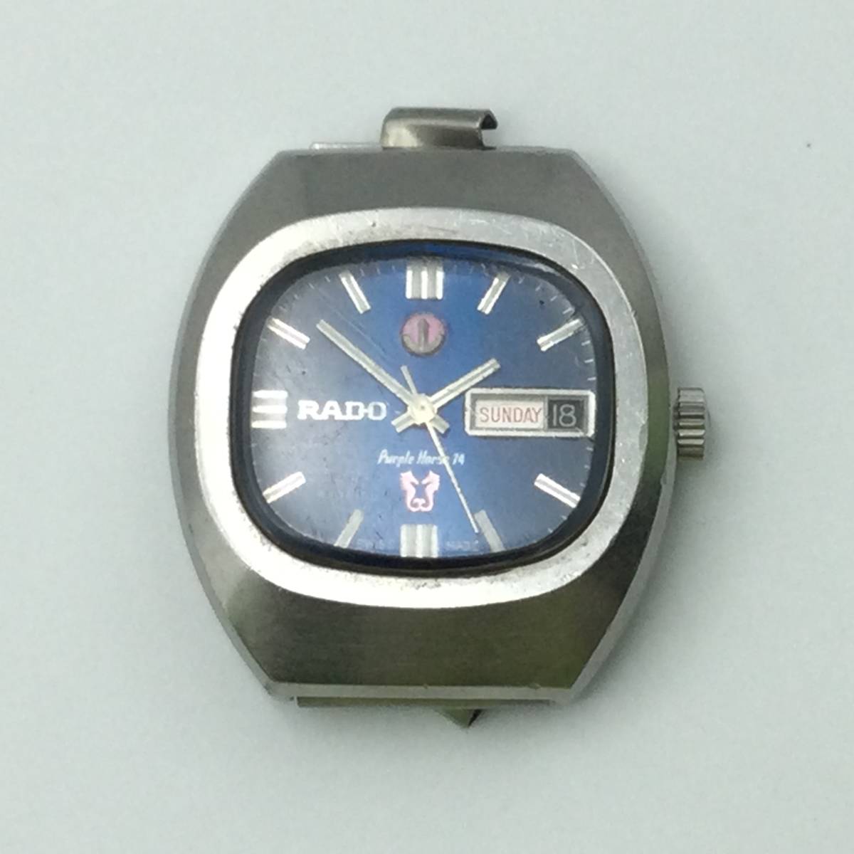 BB24☆ 腕時計 AT 稼働 RADO Purple Horse 74 ラドー パープルホース 