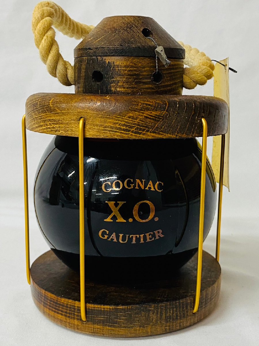 ☆未開栓☆古酒 COGNAC XO GAUTIER ゴーティエ ランタン型ボトル 700ml 40°
