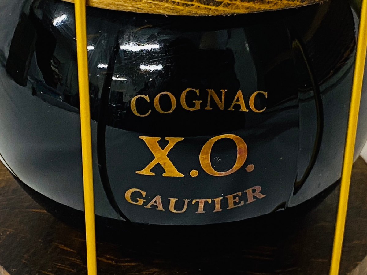 ☆未開栓☆古酒 COGNAC XO GAUTIER ゴーティエ ランタン型ボトル 700ml 40°