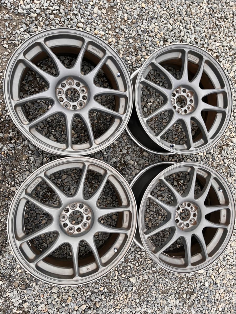 WORK EMOTION CR Kai ホイール 4本 18×7.5j OFF+48 5穴 PCD100 18 