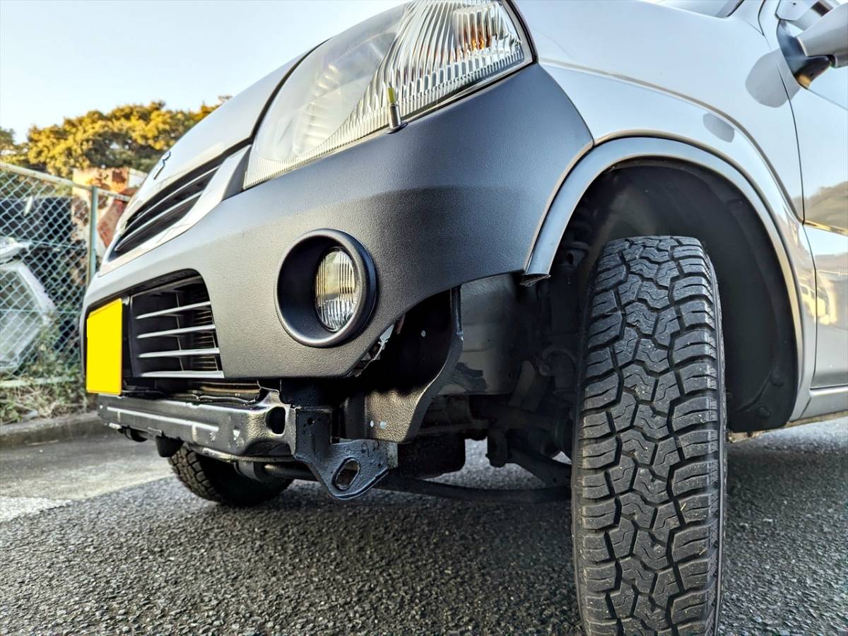 リフトアップ風カスタム、kei Bターボ 4WD 車検6年2月までの良質 