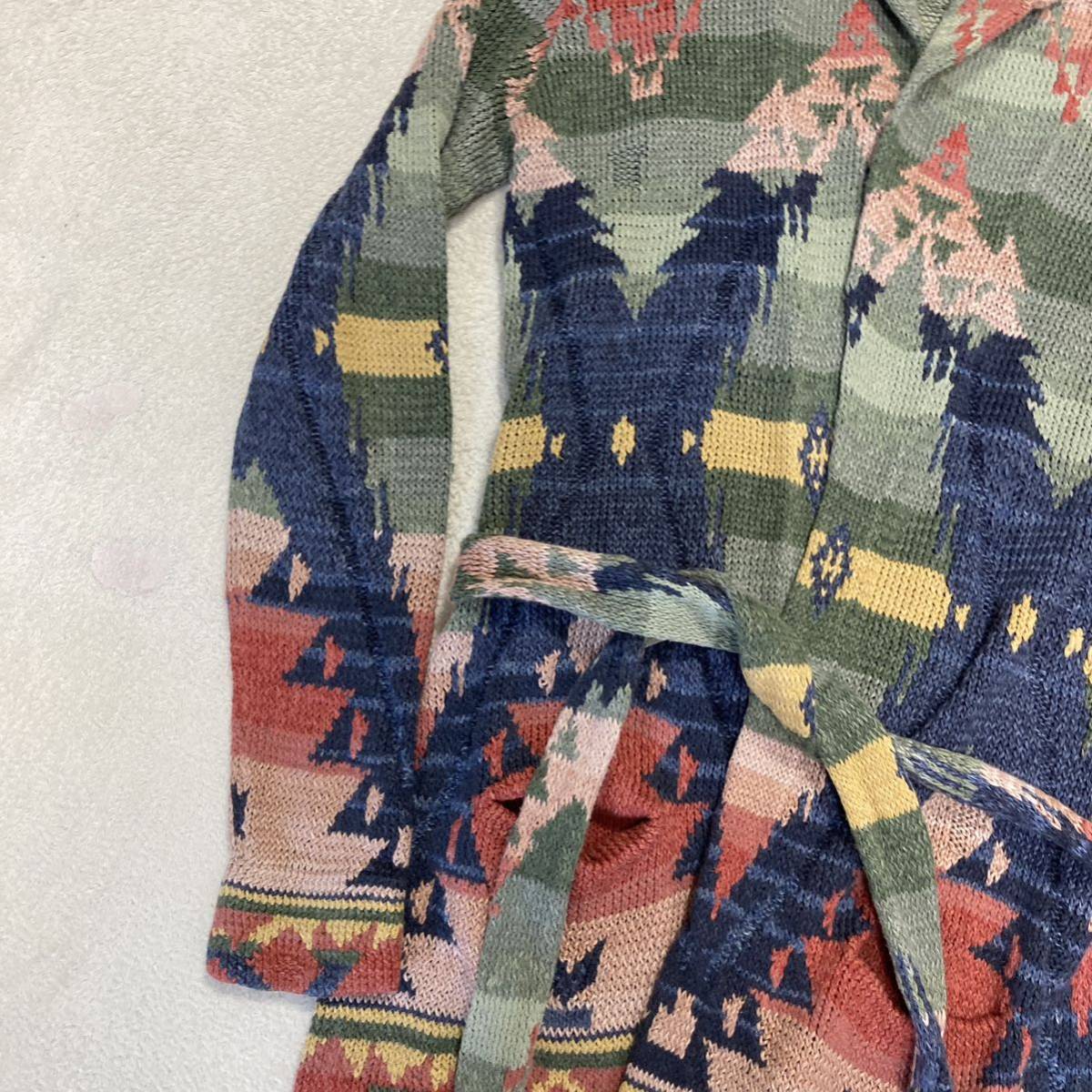 土屋アンナ着ラルフローレン ネイティブ ネイティヴ ハンドニット  