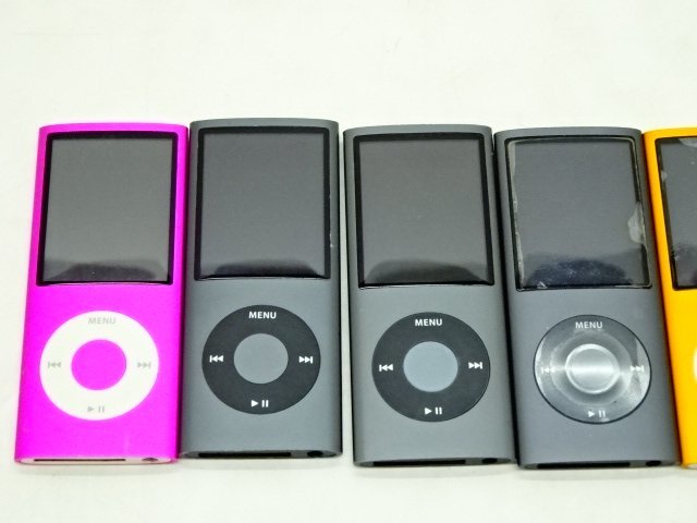 52EY●Apple A1285 ipod nano 第4世代 7台セット 動作未確認 ジャンク品