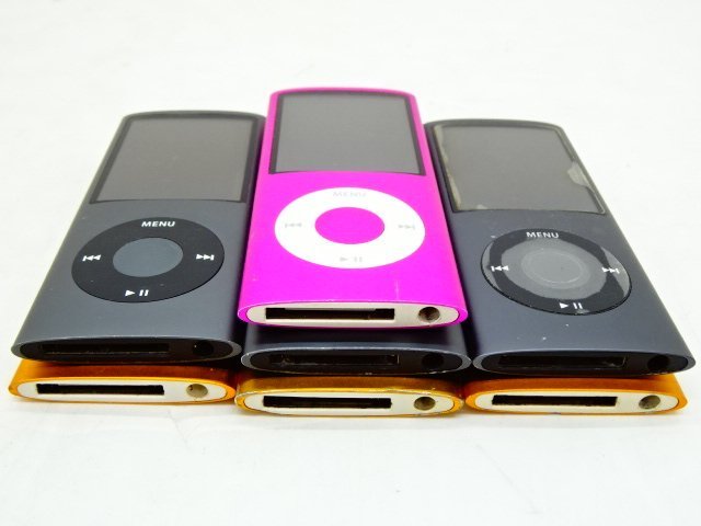 52EY●Apple A1285 ipod nano 第4世代 7台セット 動作未確認 ジャンク品