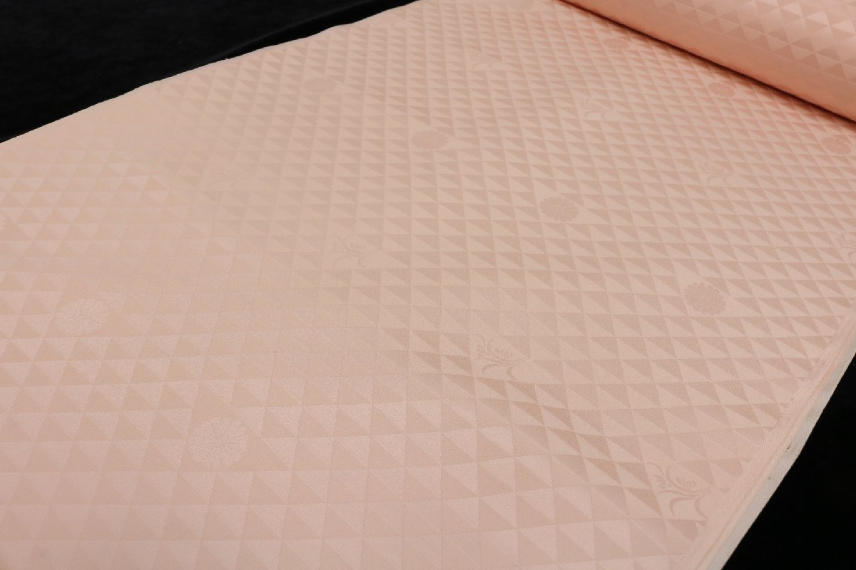 奄美大島染色家 赤塚花穂 正絹 着物 襦袢 反物 本場奄美 本泥染色無地  